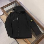 Stone Island Windbreker Black High Quality