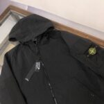 Stone Island Windbreker Black High Quality - Afbeelding 4