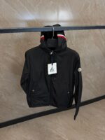 Moncler Grimpeurs Hooded Windbreaker Black