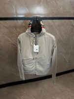 Moncler Grimpeurs Hooded Windbreaker Beige