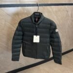Moncler Acorus Short Down Jacket Dark Green