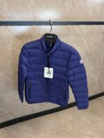Moncler Acorus Short Down Jacket Blue