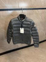 Moncler Acorus Short Down Jacket Grey