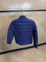 Moncler Acorus Short Down Jacket Blue - Afbeelding 2