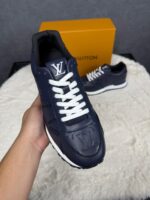 Louis Vuitton Run Away Sneaker Blue Monogram - Afbeelding 3