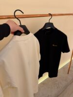 Loro Piana Tshirt Goude Logo, Beige - Afbeelding 6