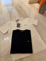 Loro Piana Tshirt Goude Logo, Beige - Afbeelding 3