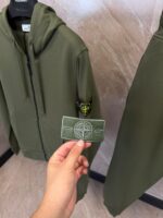 Stone Island Trainingspak Groen Double Logo - Afbeelding 2