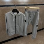 Stone Island Trainingspak Grey Double Logo