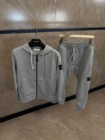 Stone Island Trainingspak Grey Double Logo
