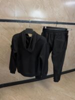Stone Island Trainingspak Black Double Logo - Afbeelding 3