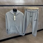 Essential Tracksuit met Rits Grey