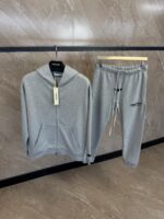 Essential Tracksuit met Rits Grey