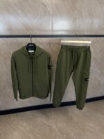Stone Island Trainingspak Groen Double Logo