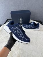 Christian Dior B30 Blue Suede