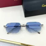 Cartier Panthere Silver, Blue Glasses