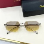 Cartier Panthere Silver, Yellow Glasses