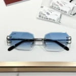 Cartier C Decor Silver, Blue Glasses