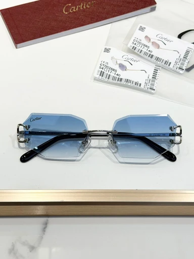 cartier8 Cartier C Decor Silver, Blue Glasses - Afbeelding 1