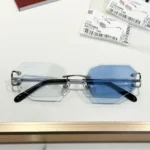 Cartier C Decor Silver, Meekleurende Blue Glasses