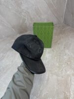 Gucci Jumbo Cap Black on Black
