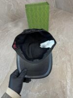 Gucci GG Canvas Baseball Cap Black / Leather - Afbeelding 3