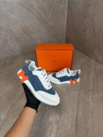 Hermes Bouncing Sneakers Blue White