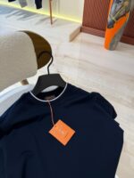 Loro Piana Tshirt Randje Navy Blue