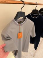 Loro Piana Tshirt Randje Black - Afbeelding 4