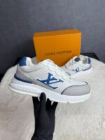 Louis Vuitton Run Away Classic Sneaker White Blue - Afbeelding 2