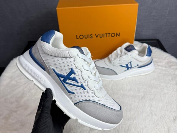 Louis Vuitton Run Away Classic Sneaker White Blue