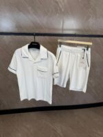 Moncler Zomer Set, Zachte Stof Wit
