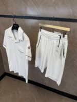 Moncler Zomer Set, Zachte Stof Wit - Afbeelding 2