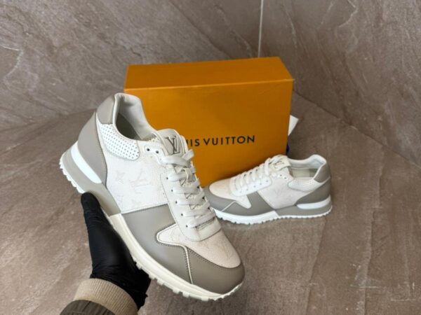 Louis Vuitton Run Away Sneakers White Beige