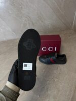 Gucci GG Embossed Leather Low-Top Sneakers Black - Afbeelding 5