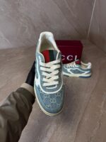 Gucci Re-Web Blue Sneakers - Afbeelding 3