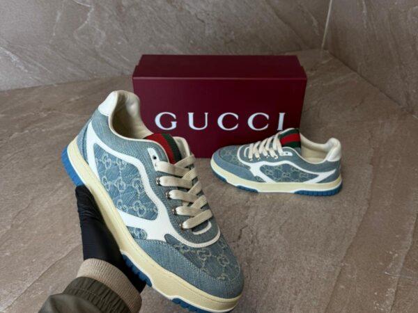 Gucci Re-Web Blue Sneakers
