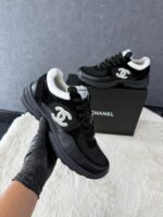 Chanel Sneakers Black White