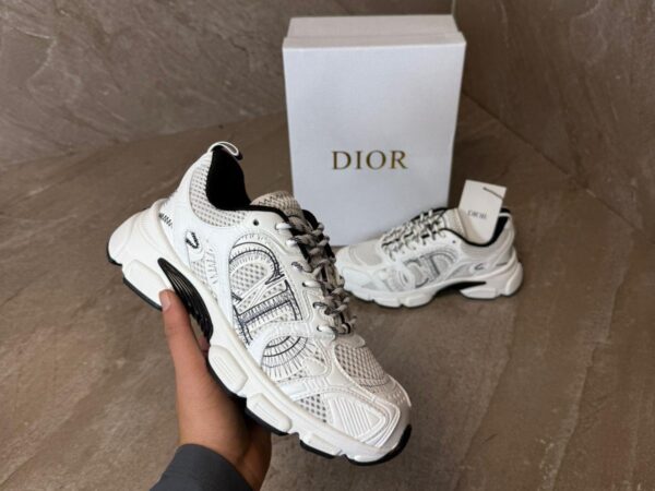 Christian Dior Chrono Sneakers, White