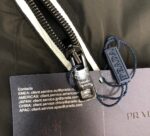 Prada Re-Nylon White Zipper Black Jacket, High Quality - Afbeelding 6