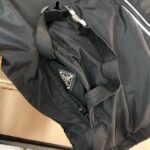 Prada Re-Nylon White Zipper Black Jacket, High Quality - Afbeelding 5