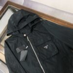 Prada Re-Nylon Pocket Black Jacket, High Quality - Afbeelding 2