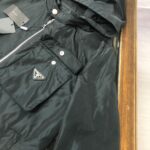 Prada Re-Nylon Pocket Black Jacket, High Quality - Afbeelding 4