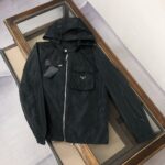 Prada Re-Nylon Pocket Black Jacket, High Quality