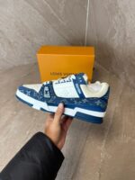 Louis Vuitton Trainers Blue White - Afbeelding 5