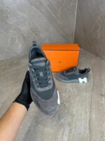 Hermes Bouncing Dark grey Suede - Afbeelding 4