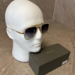Dita Flight 006 White Gold Sunglasses