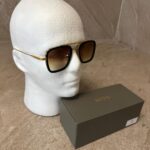 Dita Flight 006 Black Brown, Gold Sunglasses