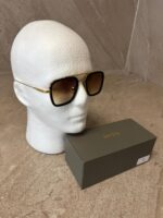 Dita Flight 006 Black Brown, Gold Sunglasses