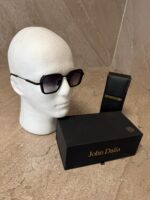 John Dalia Cillian Black on Black Sunglasses